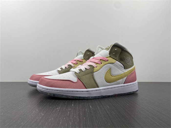 Jordan 1 Mid SE Pastel Vivid Green Grind DJ0338-100