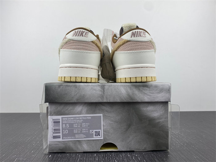 Nike Dunk Low Retro PRM Year of the Rabbit Fossil Stone FD4203-211.