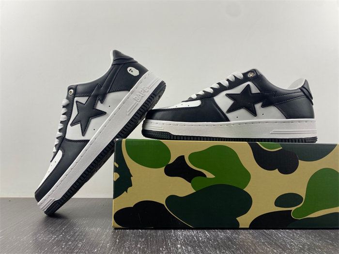 A Bathing Ape Bape Sta Black Calf Hair 1J80-191-050 BLK