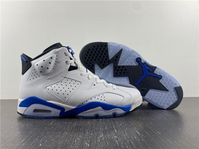 Jordan 6 White blue sn999