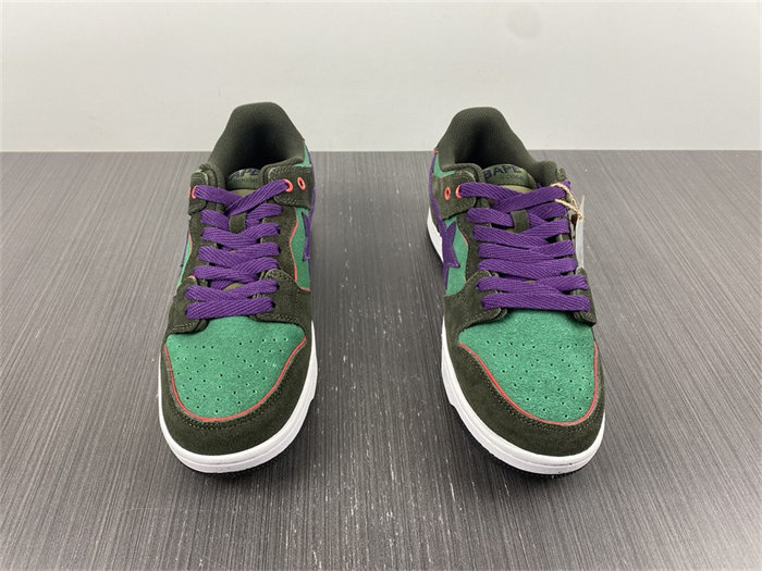 A Bathing Ape Bape Sta purple and green