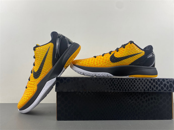 NIKE KOBE 6 PROTRO “LIGHTBULB” BLACK YELLOW  429659-700