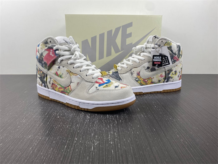 nike sb dunk high Sup*e rammellzee fd8779-100