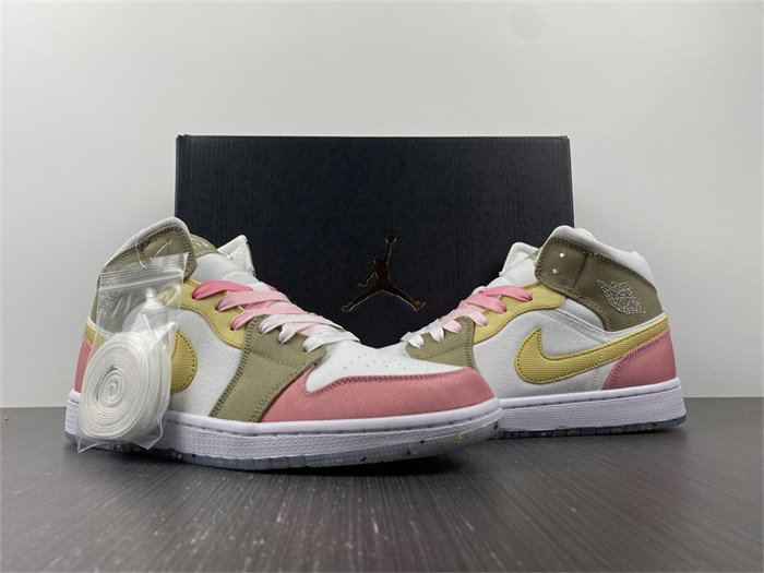 Jordan 1 Mid SE Pastel Vivid Green Grind DJ0338-100