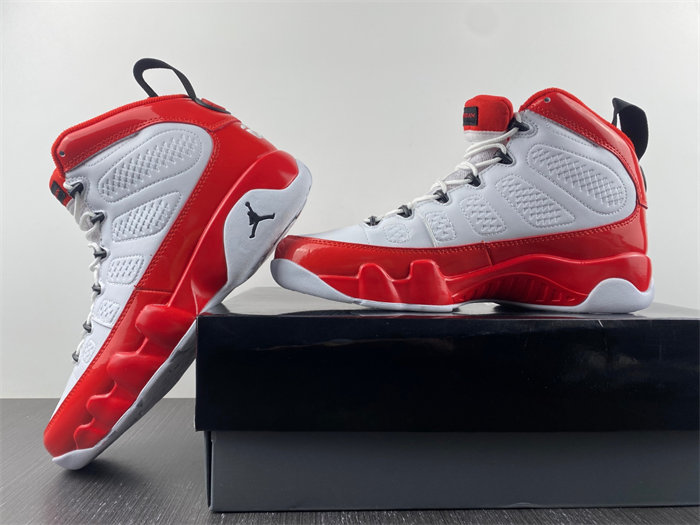 Jordan 9 Retro White Gym Red 302370-160