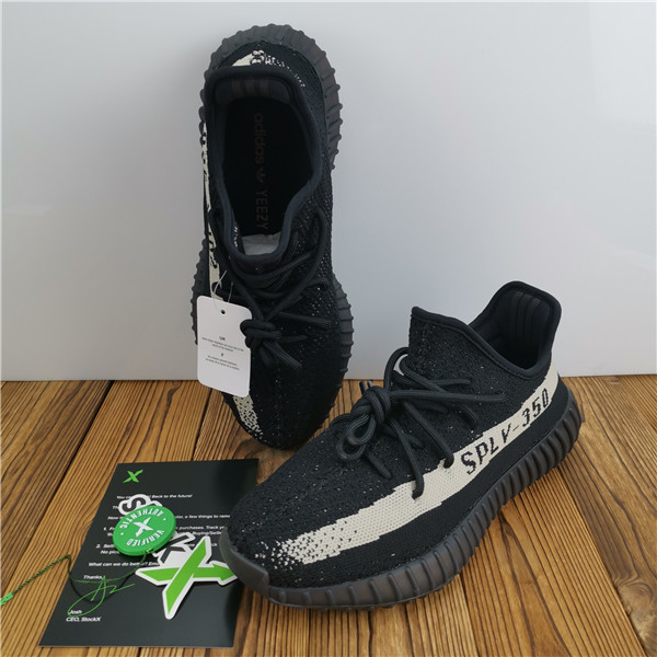 Ad*s yeezy boost 350 v2 core black white by1604