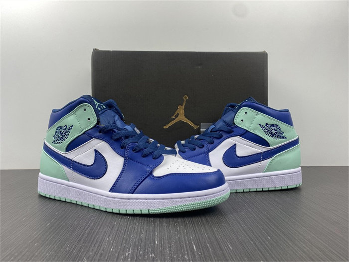 Jordan 1 Mid Mystic Navy Mint Foam 554724-413