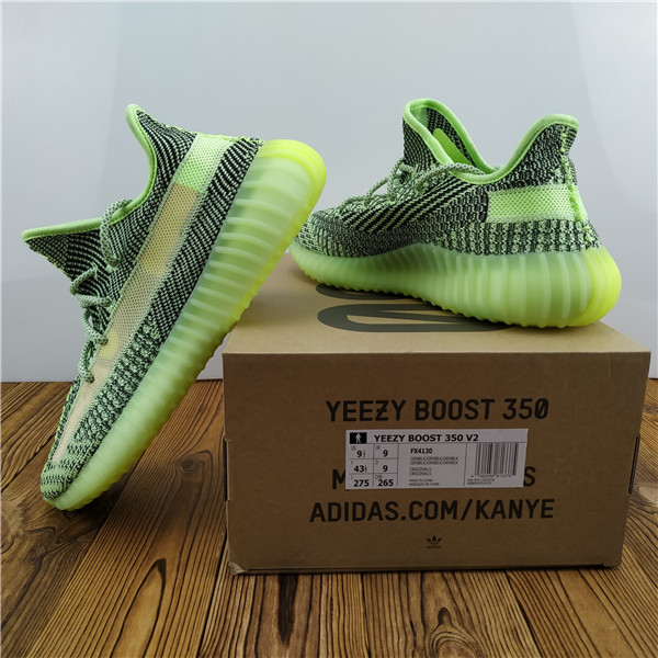 Ad*s yeezy boost 350 v2 green black “yeezreel” fx4130