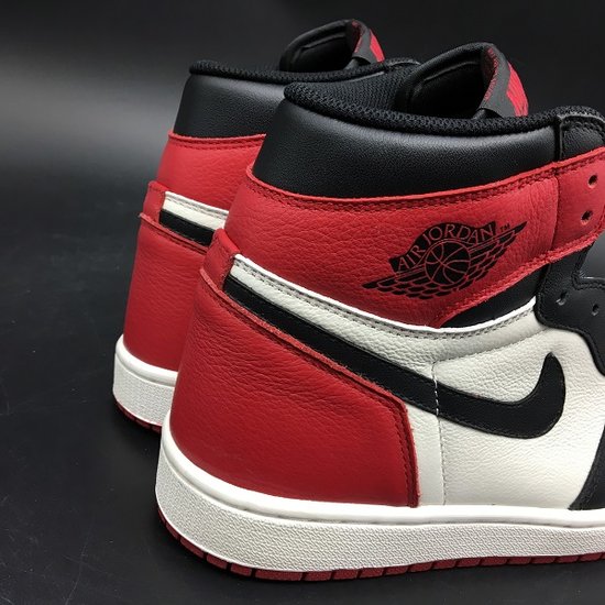 GOAT Air Jordan 1 Bred Toe