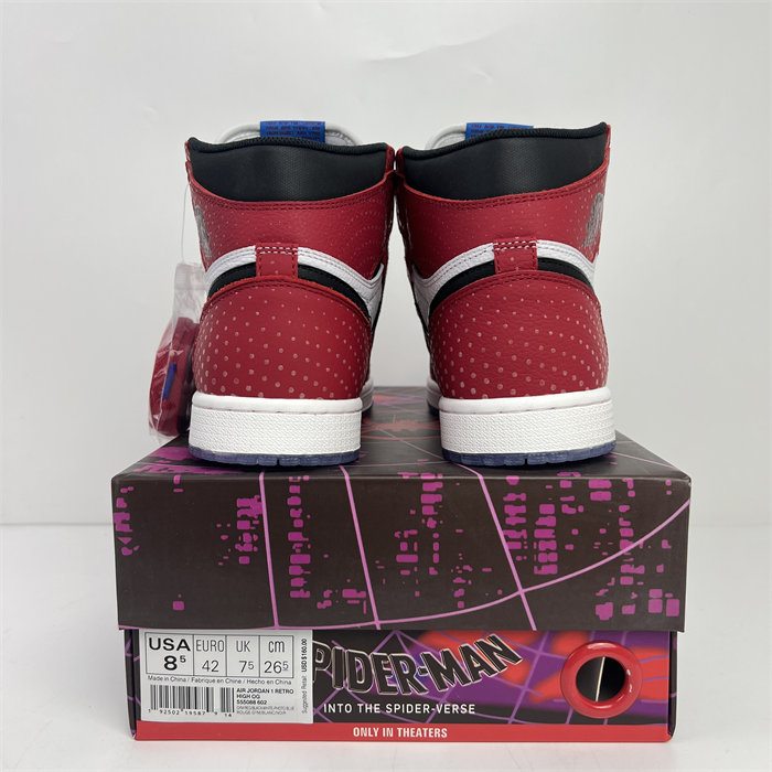 Jordan 1 Retro High Spider-Man Origin Story 555088-602