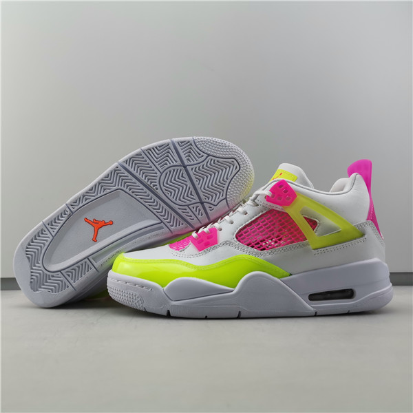 AIR JORDAN 4 GIRLS LEMON VENOM PINK BLAST CV7808-100