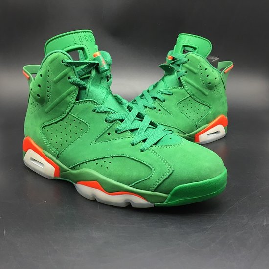 GOAT Air Jordan 6 ''Gatorade'' Green (With Towel)