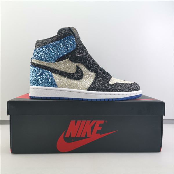 AIR JORDAN 1 X FRAGMENT DESIGN “GLITTER” CK5566-400