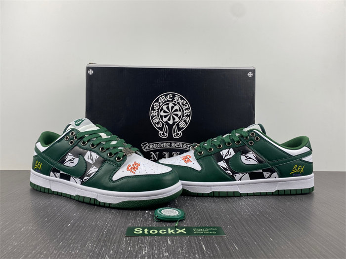 NIKE DUNK LOW Chrome Hearts Matty Boy Sex records Nike Dunk DD1391-101.