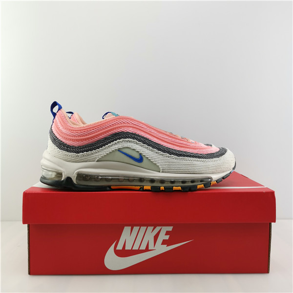 NIKE AIR MAX 97 “CORDUROY PACK” WHITE/PINK CQ7512-462