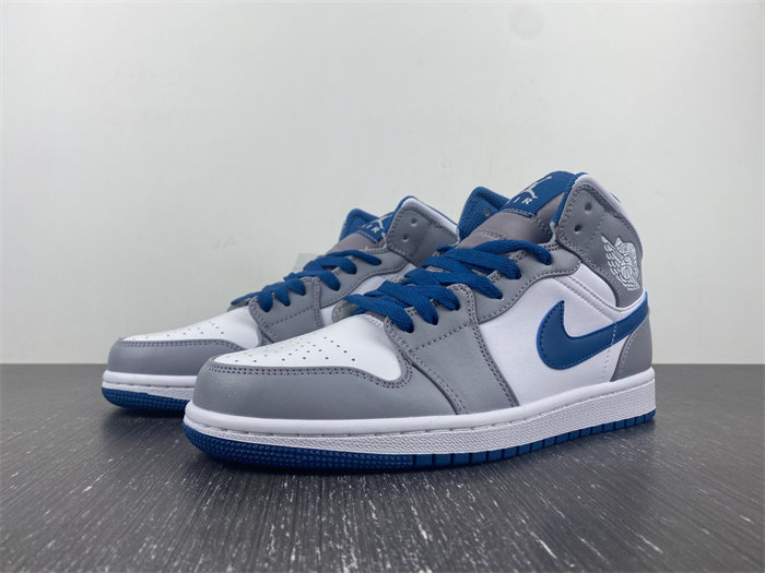 Jordan 1 Mid True Blue Cement DO8423-014