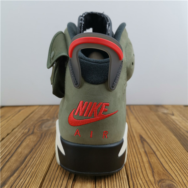 AIR JORDAN 6 TRAVIS SCOTT MEDIUM OLIVE CN1084-200