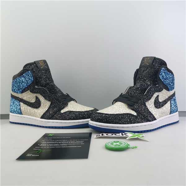 AIR JORDAN 1 X FRAGMENT DESIGN “GLITTER” CK5566-400