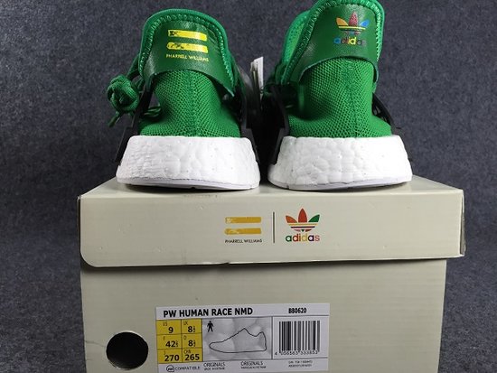 pharrell x Ad*s nmd human race green