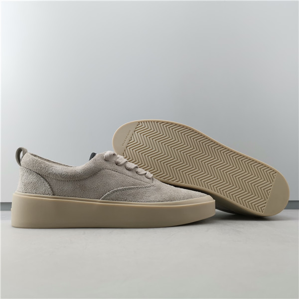 Fear of God 101 Lace Up Low Top Rough Suede Grey