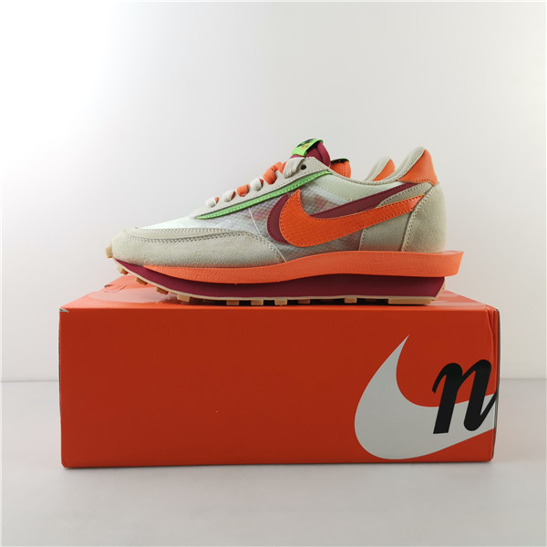 NIKE LDWAFFLE CLOT SACAI NET ORANGE BLAZE - DH1347-100