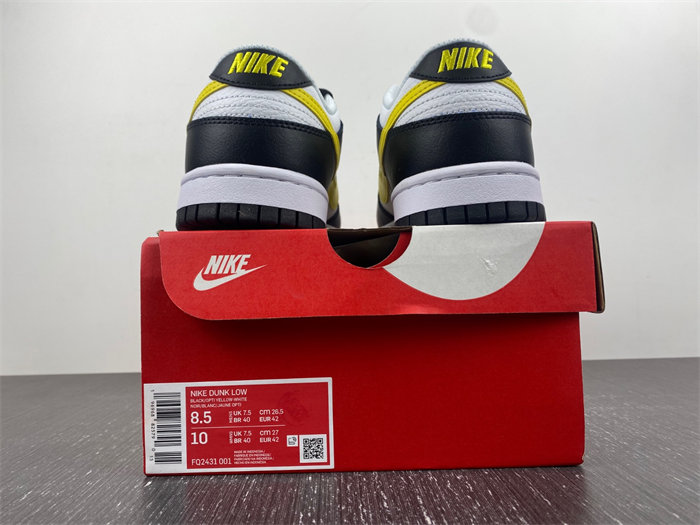 Nike Dunk Low “Black and Yellow” FQ2431-001