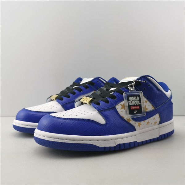 Sup*e x nike sb dunk low blue/white dh3228-10