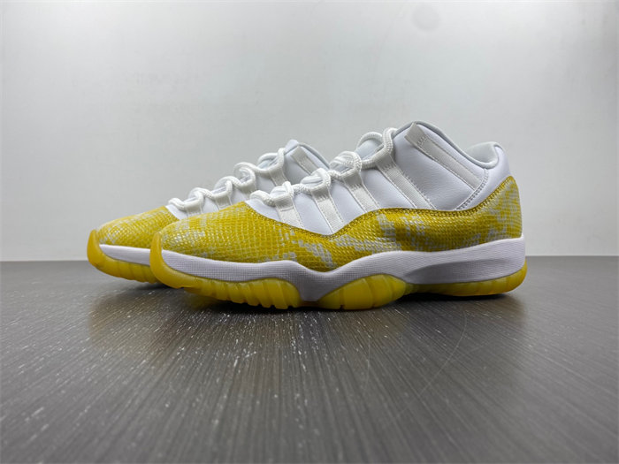 Air Jordan 11 Low WMNS “Yellow Snakeskin” AH7860-107