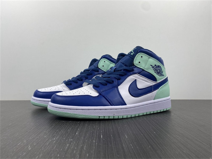 Jordan 1 Mid Mystic Navy Mint Foam 554724-413