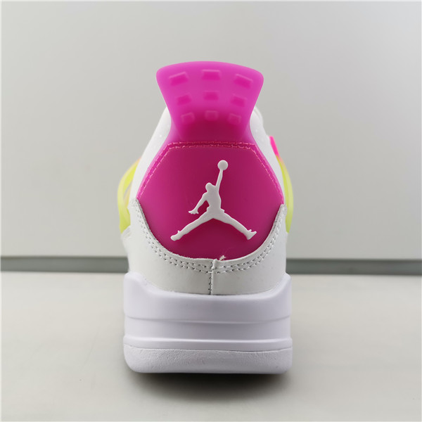 AIR JORDAN 4 GIRLS LEMON VENOM PINK BLAST CV7808-100