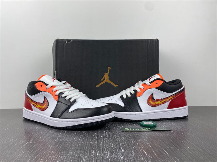 Air Jordan 1 Low GS “Flaming Swoosh” FJ7222-101