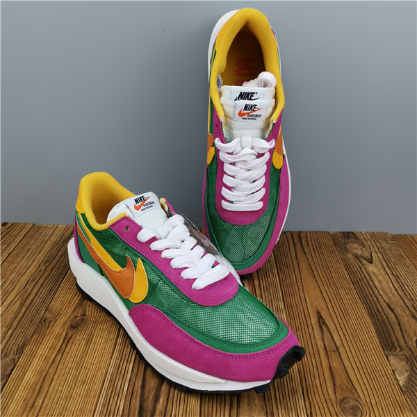 Sacai x Nike LDV Waffle Green Pink BV0073-301