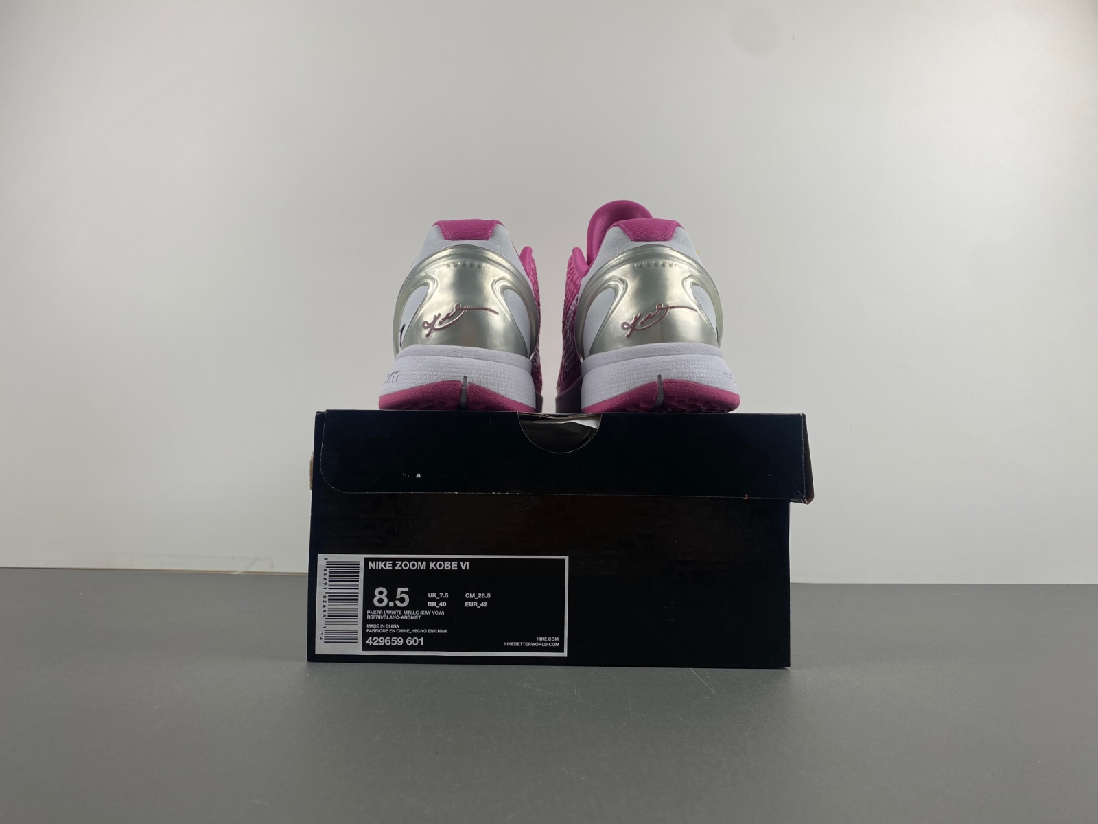 NIKE KOBE 6 KAY YOW THINK PINK  429659-601