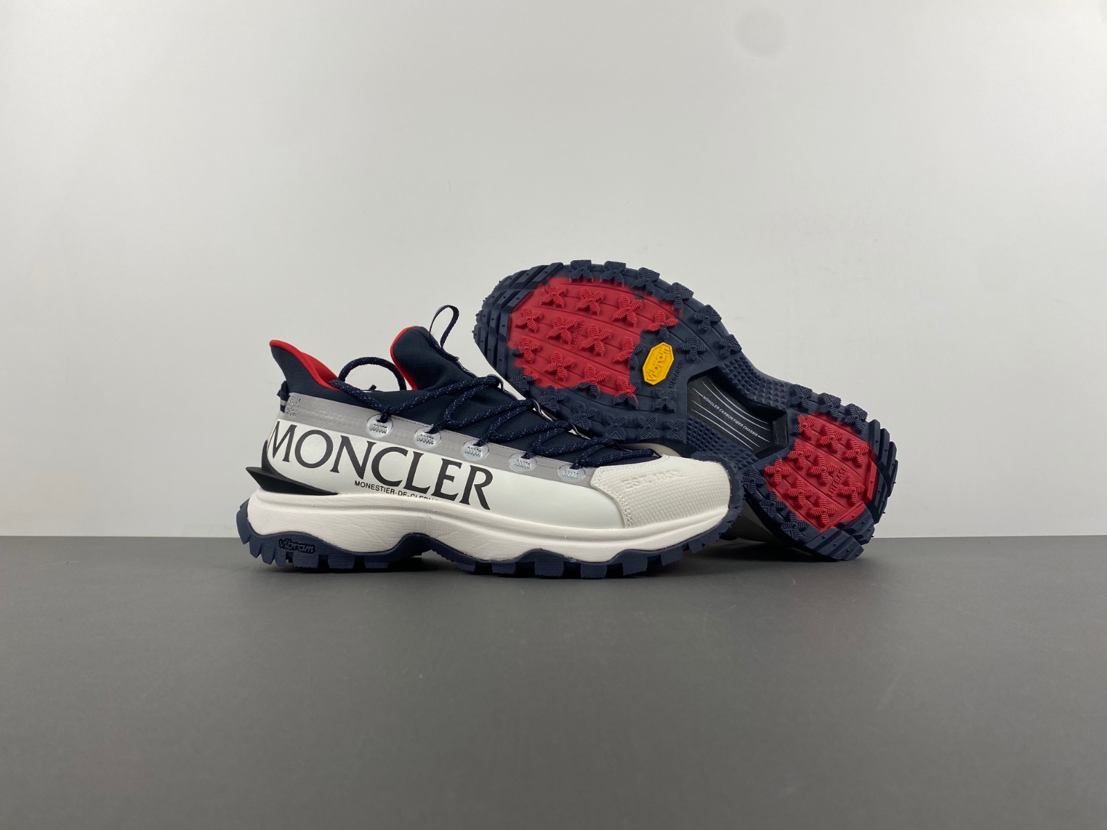 Moncler  White dark blue red