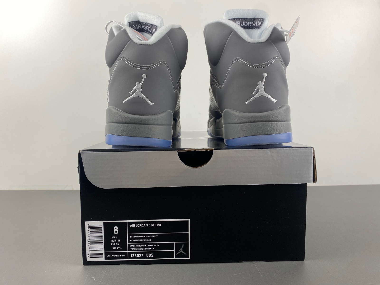 Jordan 5 Retro Wolf Grey 136027-005