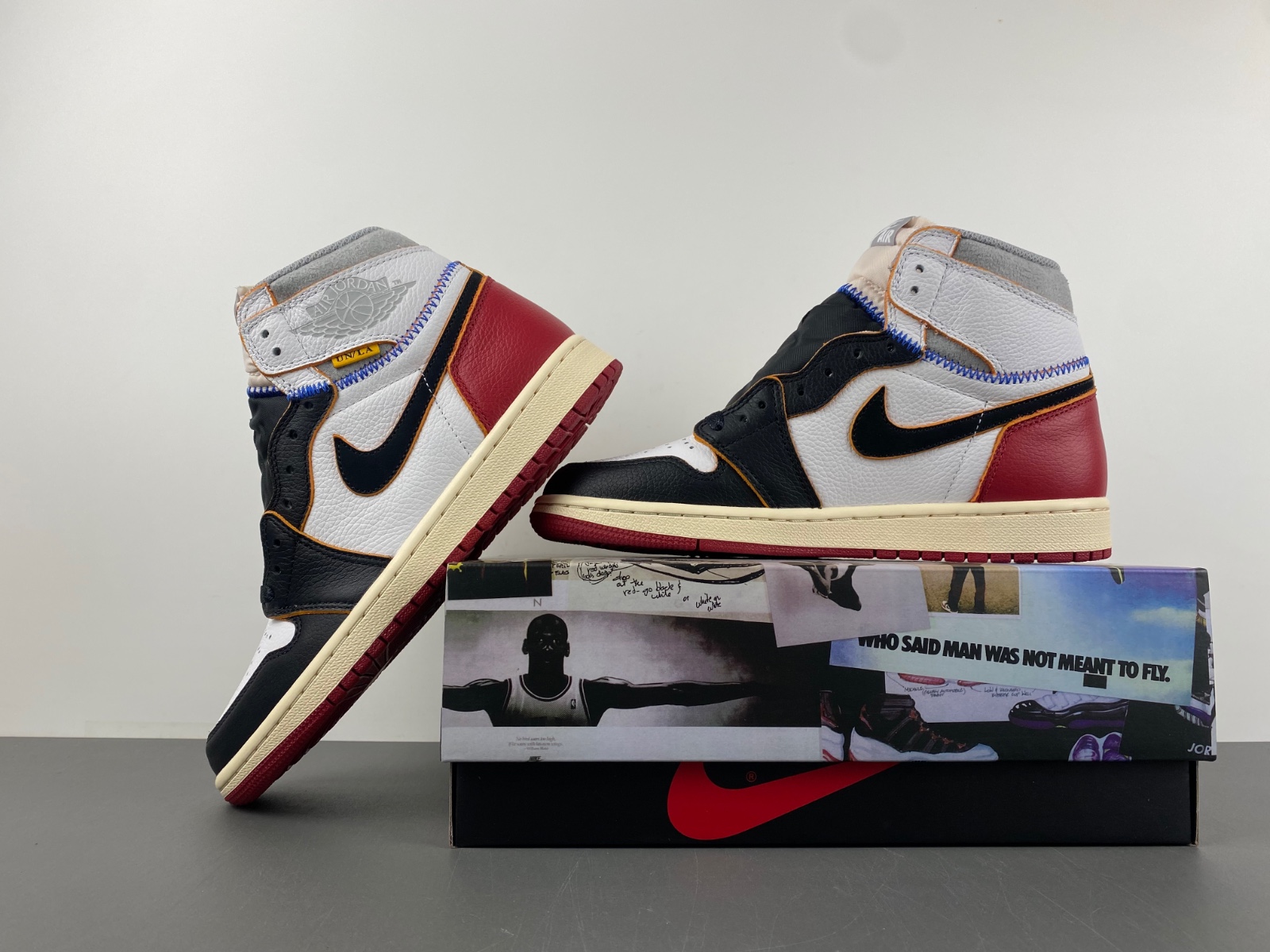 Air Jordan 1 Retro High Union Los Angeles Black Toe BV1300-106