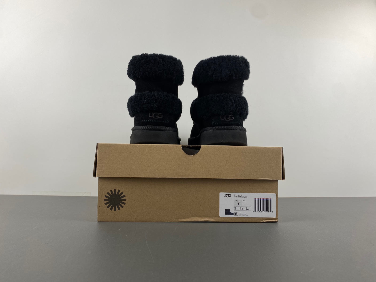 UGG W Ultra Mini Ugg Fluff braun W/1145410