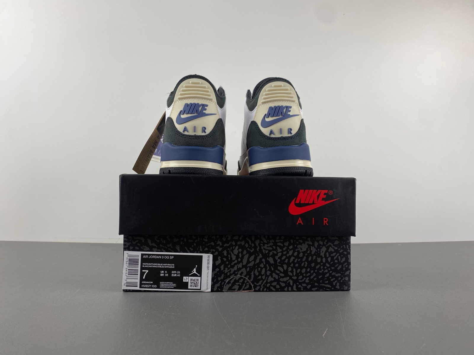 A Ma Maniére x Air Jordan 3 OG SP “Diffused Blue” HV8571-100