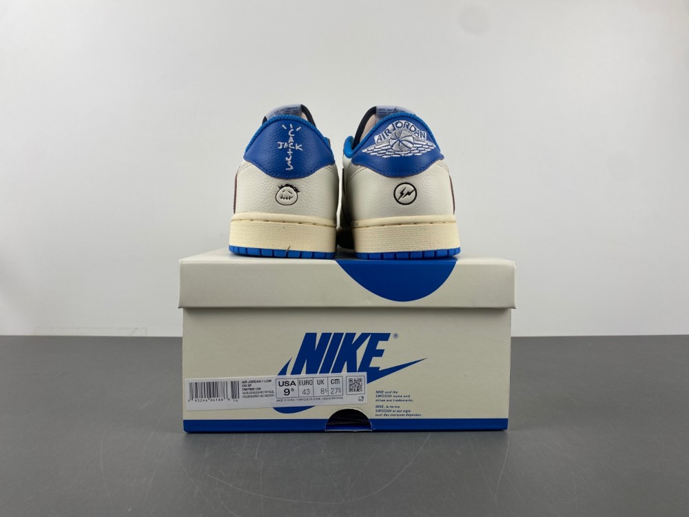 Travis Scott x Fragment x Air Jordan 1 Low OG 2.0  DM7866-104