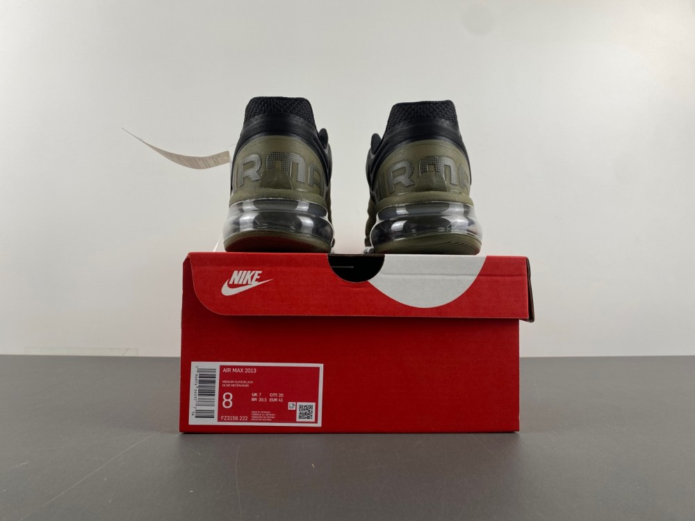 The Nike Air Max 2013 Returns In “Olive/Black” FZ3156-222