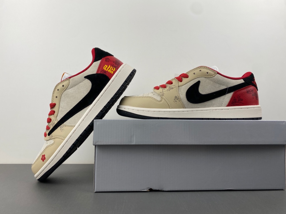 Travis Scott x Fragment Design x Air Jordan 1 Low OG SP AJ1  DM7866-077