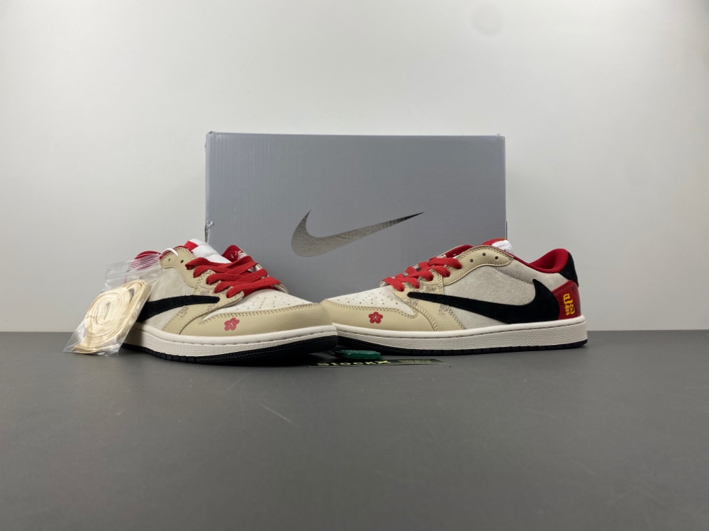 Travis Scott x Fragment Design x Air Jordan 1 Low OG SP AJ1  DM7866-077