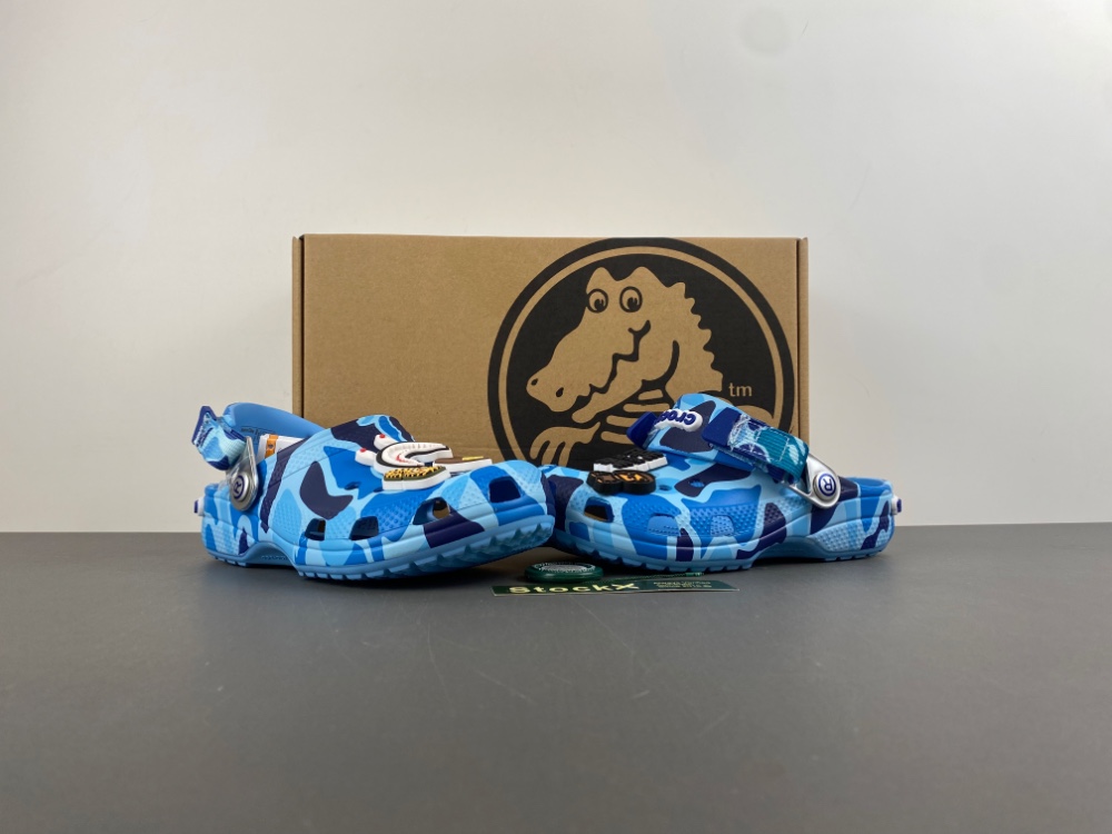 bape x Cr*0*s classic clog ''abc camo - green'' 209627-212