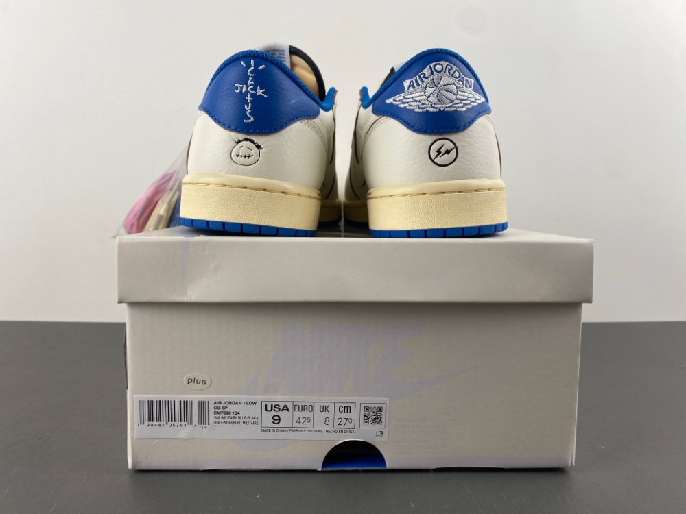 Travis Scott x Fragment x Air Jordan 1 Low OG 2.0 DM7866-104