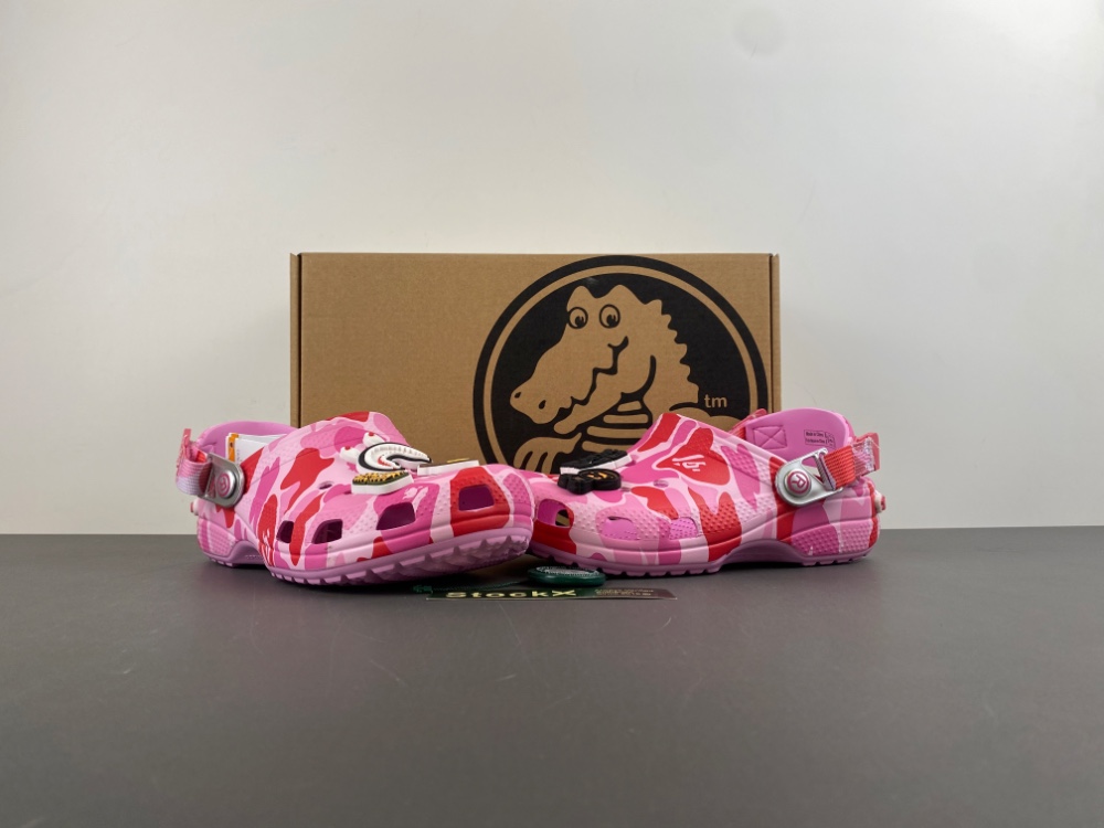 bape x Cr*0*s classic clog ''abc camo - green'' 209627-212