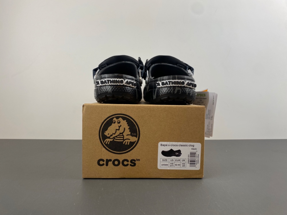 bape x Cr*0*s classic clog 