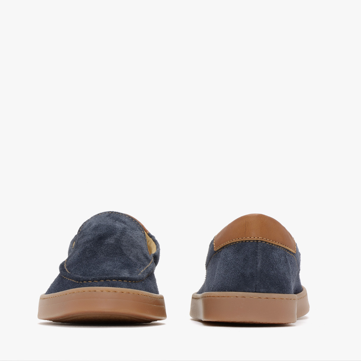 Granatowe mokasyny mskie