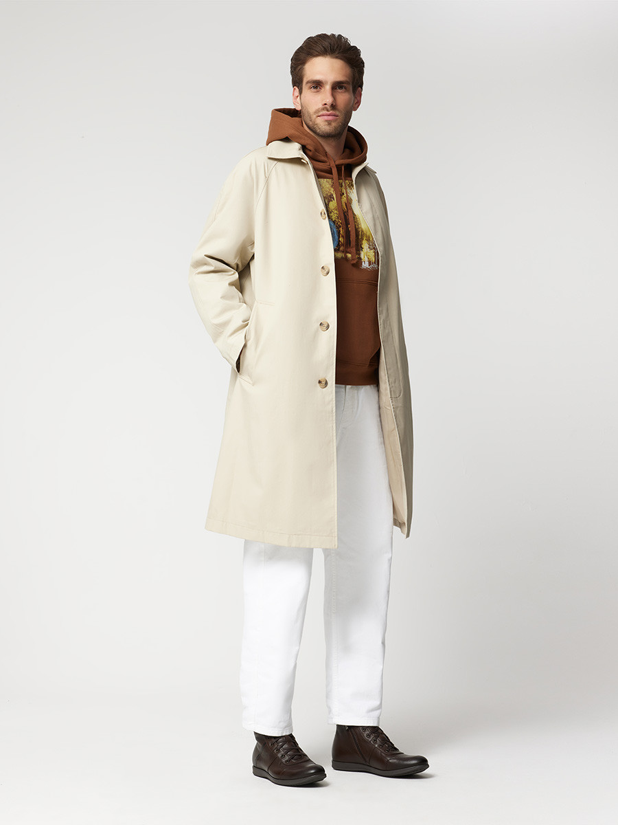 Ciemnobrzowe trzewiki mskie