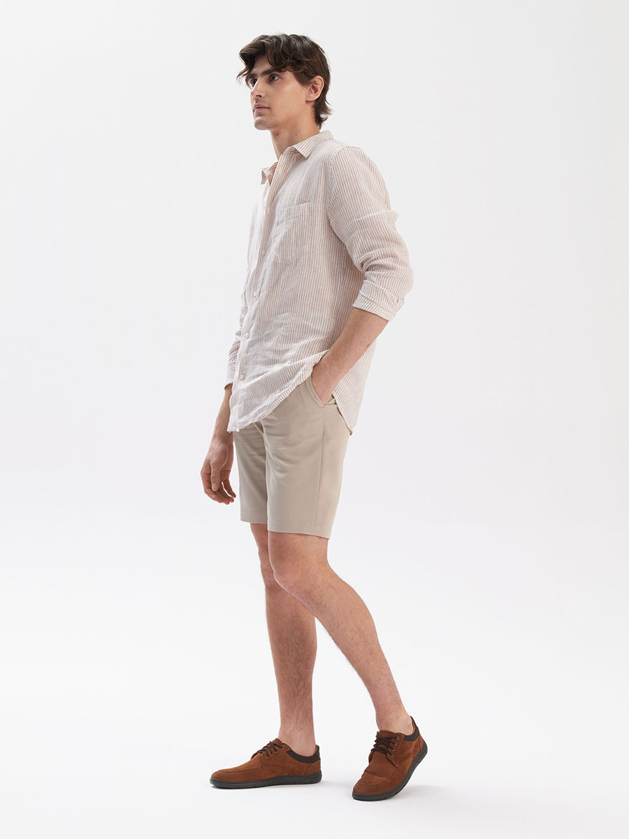 Brzowe póbuty mskie