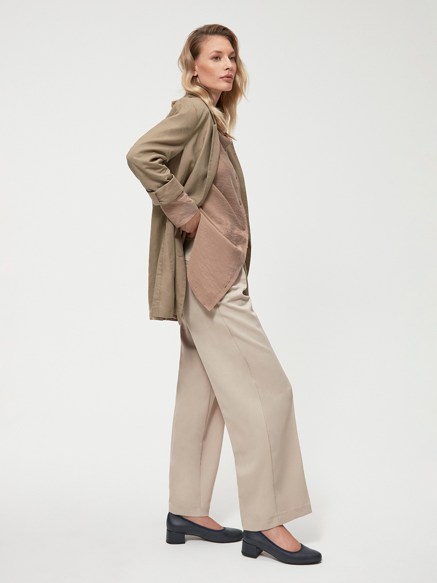 Granatowe czóenka na niskim obcasie